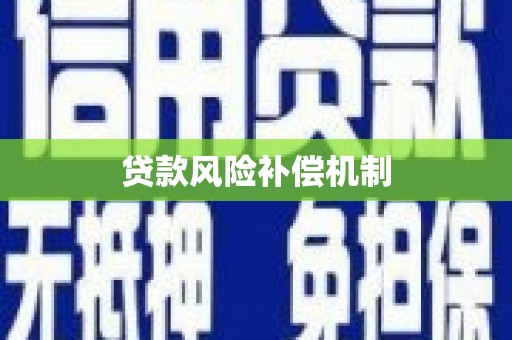 卢龙贷款风险补偿机制