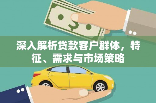 卢龙深入解析贷款客户群体，特征、需求与市场策略