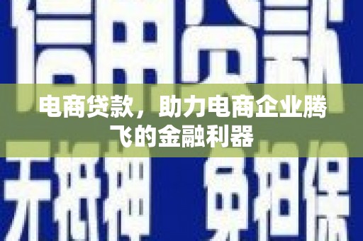 卢龙电商贷款，助力电商企业腾飞的金融利器