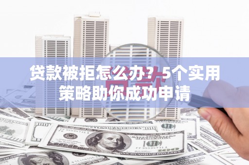 卢龙贷款被拒怎么办？5个实用策略助你成功申请