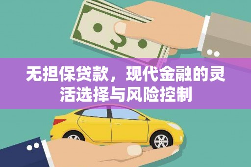 卢龙无担保贷款，现代金融的灵活选择与风险控制