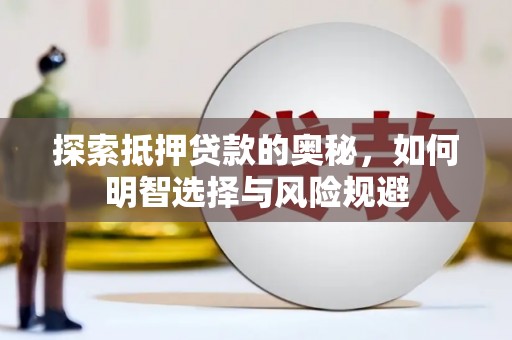 卢龙探索抵押贷款的奥秘，如何明智选择与风险规避
