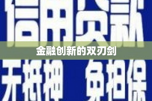 卢龙金融创新的双刃剑