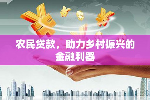 卢龙农民贷款，助力乡村振兴的金融利器