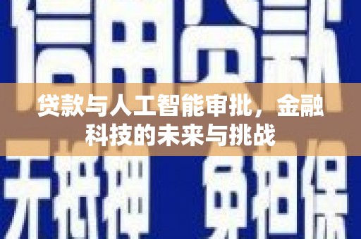 卢龙贷款与人工智能审批，金融科技的未来与挑战