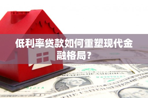 卢龙低利率贷款如何重塑现代金融格局？