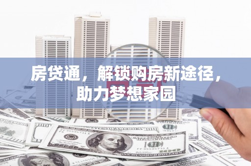 卢龙房贷通，解锁购房新途径，助力梦想家园