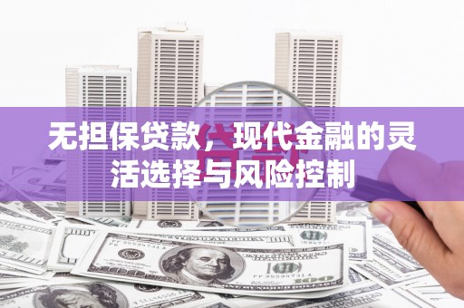 卢龙无担保贷款，现代金融的灵活选择与风险控制
