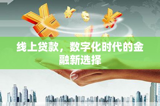 卢龙线上贷款，数字化时代的金融新选择
