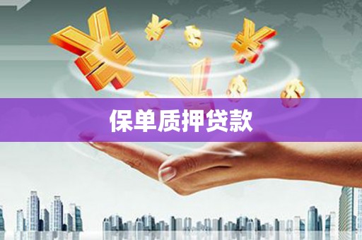 卢龙保单质押贷款