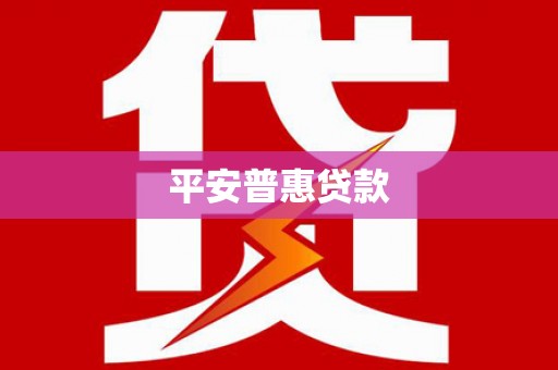 卢龙平安普惠贷款