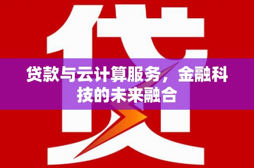卢龙贷款与云计算服务，金融科技的未来融合