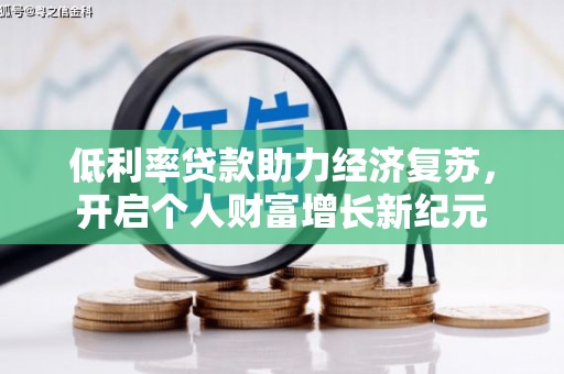 卢龙低利率贷款助力经济复苏，开启个人财富增长新纪元